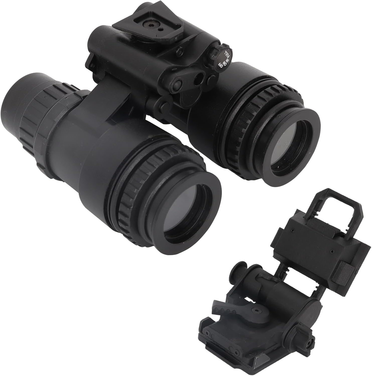 Tactical Night Vision Goggles Model PVS15 with Adjustable Helmet Mount for Cosplay and Display, No Function (Black)