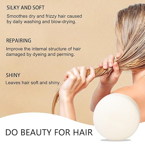 Miniatura 3 de Juego de 2 barras de champú y acondicionador, promueve el crecimiento del cabello, fortalece y da volumen a todo tipo de cabello, sin parabenos ni