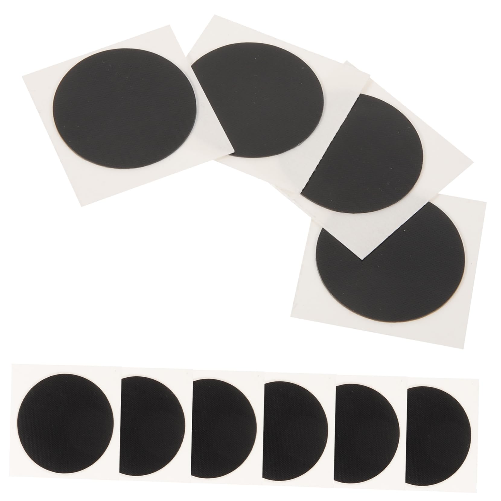 BRIGHTFUFU 10Pcs Heavy Duty Tire Patch Kit Self Adhesive Rubber Puncture Repair Tools for Bikes Cars and Motorcycles Durable Repair Supply for Long Distance Cycling