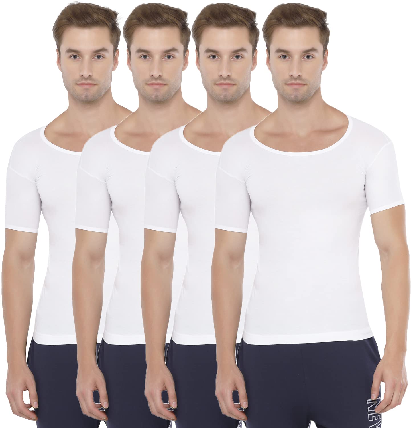 Rupa Men's Solid Regular Fit Vest