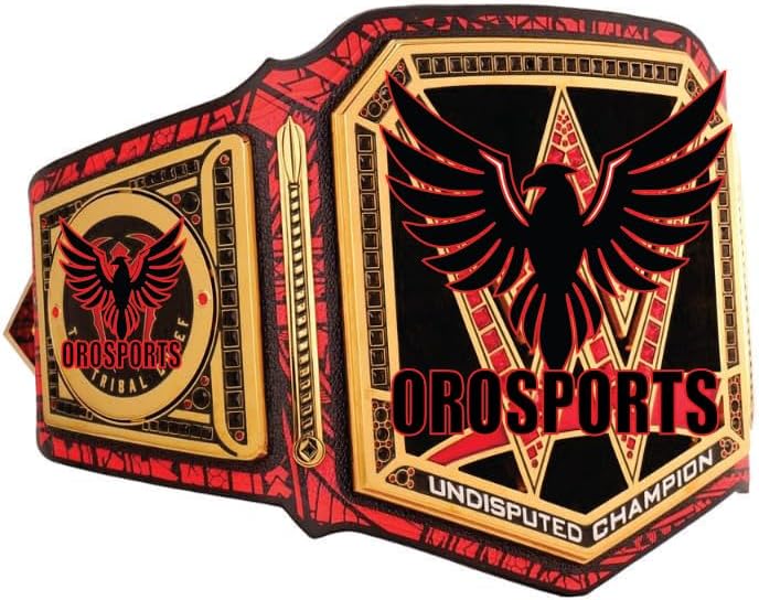 Championship Belt WWF Championship Title Belts NWO Wrestling Belt, Intercontinental Championship Belt Universal Championship Belts (Roman Reign Undisputed Champion)