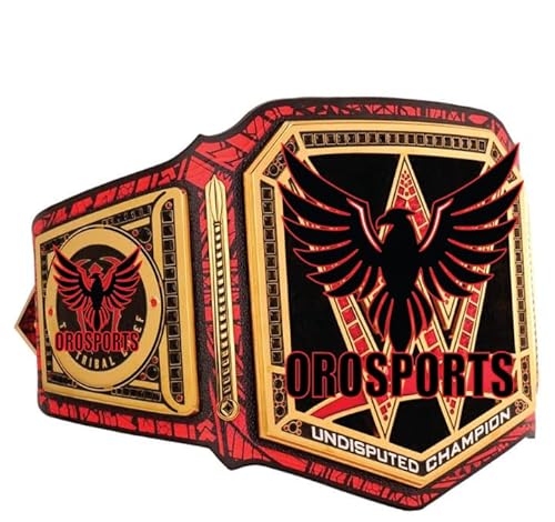 OROSPORTS Championship Belt WWF Championship Title Belts NWO Wrestling Belt, Intercontinental Championship Belt Universal Championship Belts (Roman Reign Undisputed Champion)