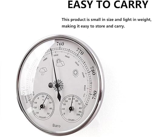 Wetterstation analog 3 in 1 Barometer Barometer, Wetterinstrumente, Wetterbarometer, analoge Wetterstation, 3-in-1-Barometer – Bild 4