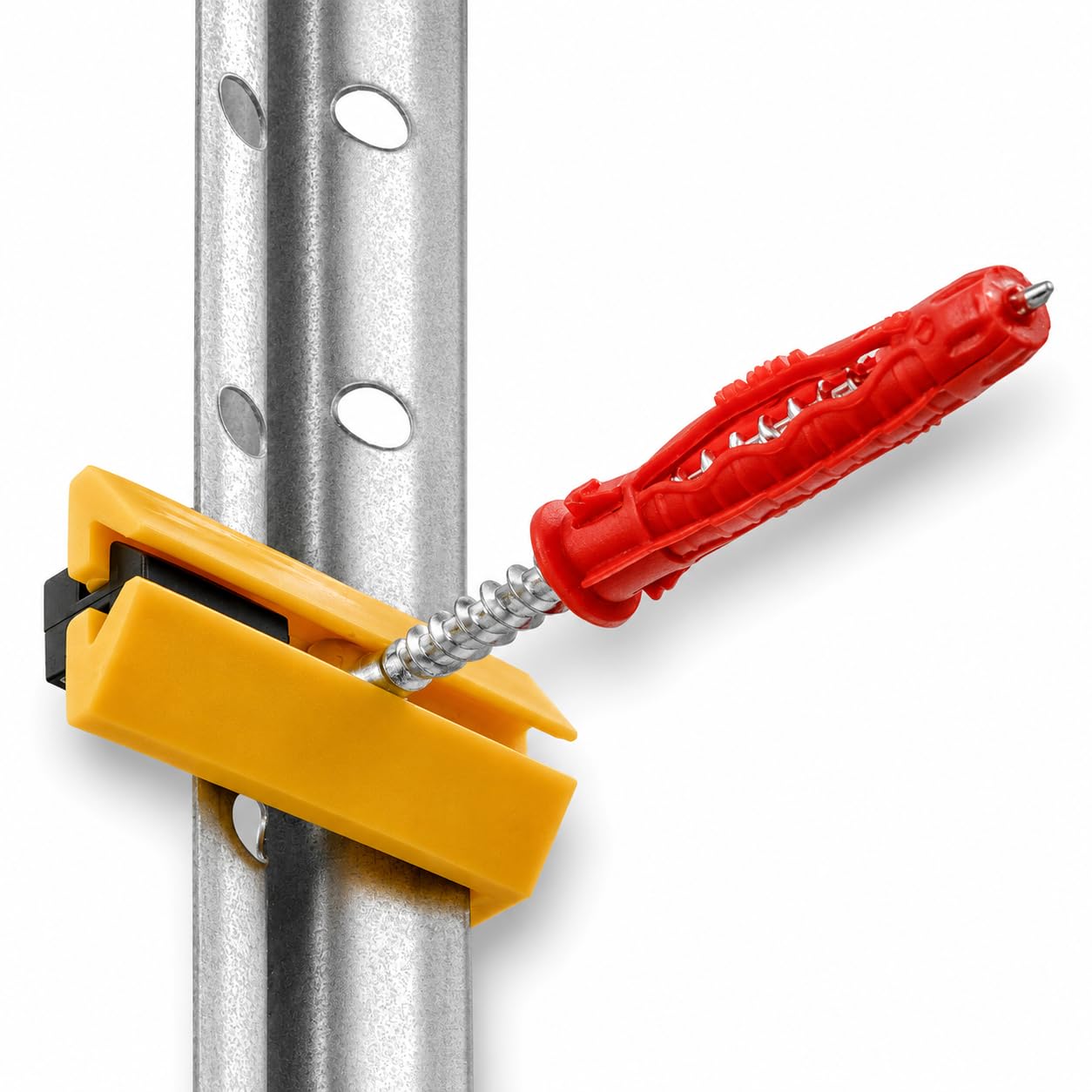 200 piezas de sistema de clips de enyesado rápido para la fijación de listones de construcción + tacos