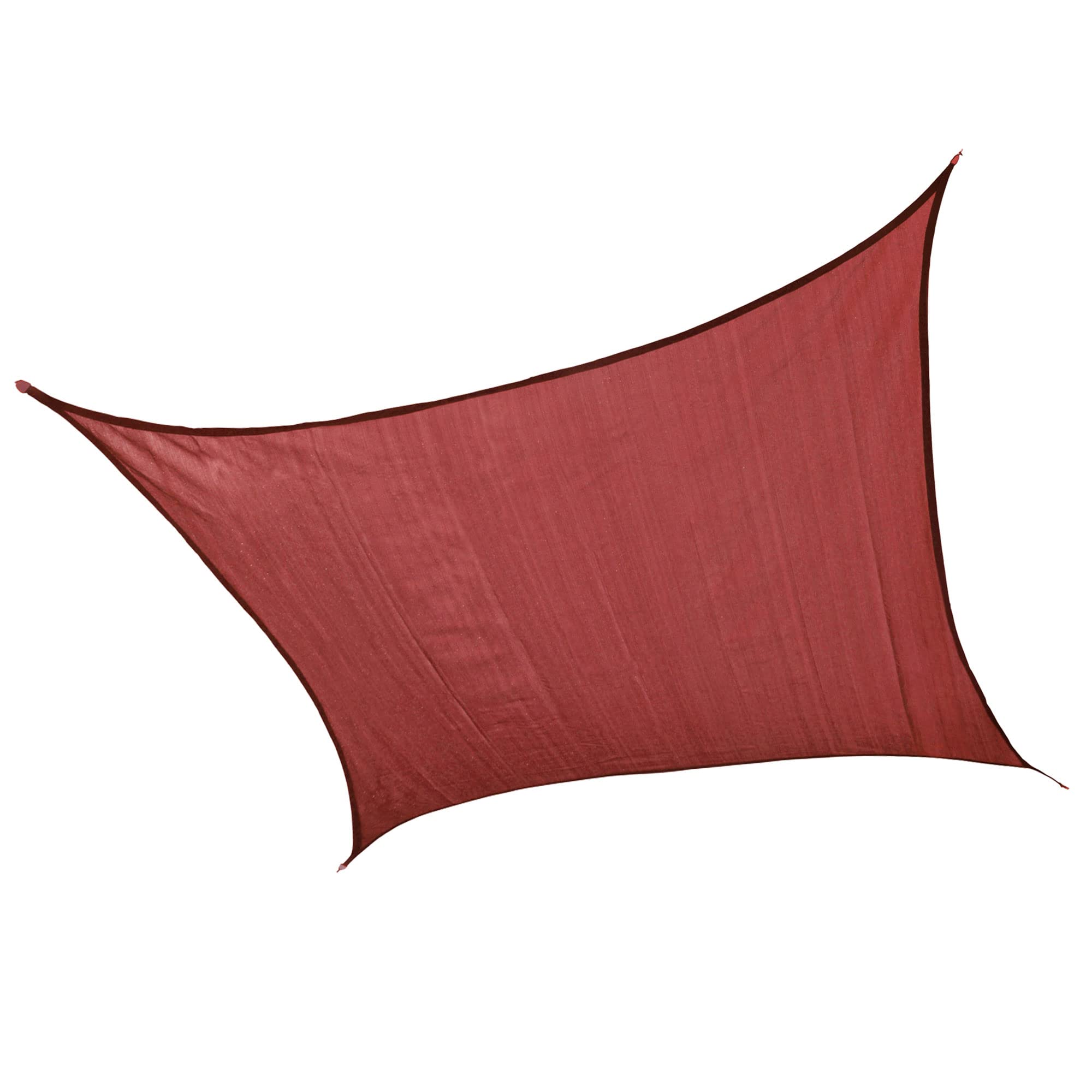 The Secret Home - Rectangular Sun Shade Sail for Outdoor - 3 x 4 m - Maroon - Waterproof Shade Canopy - UV Protection for Garden, Terrace, Patio, Outdoor