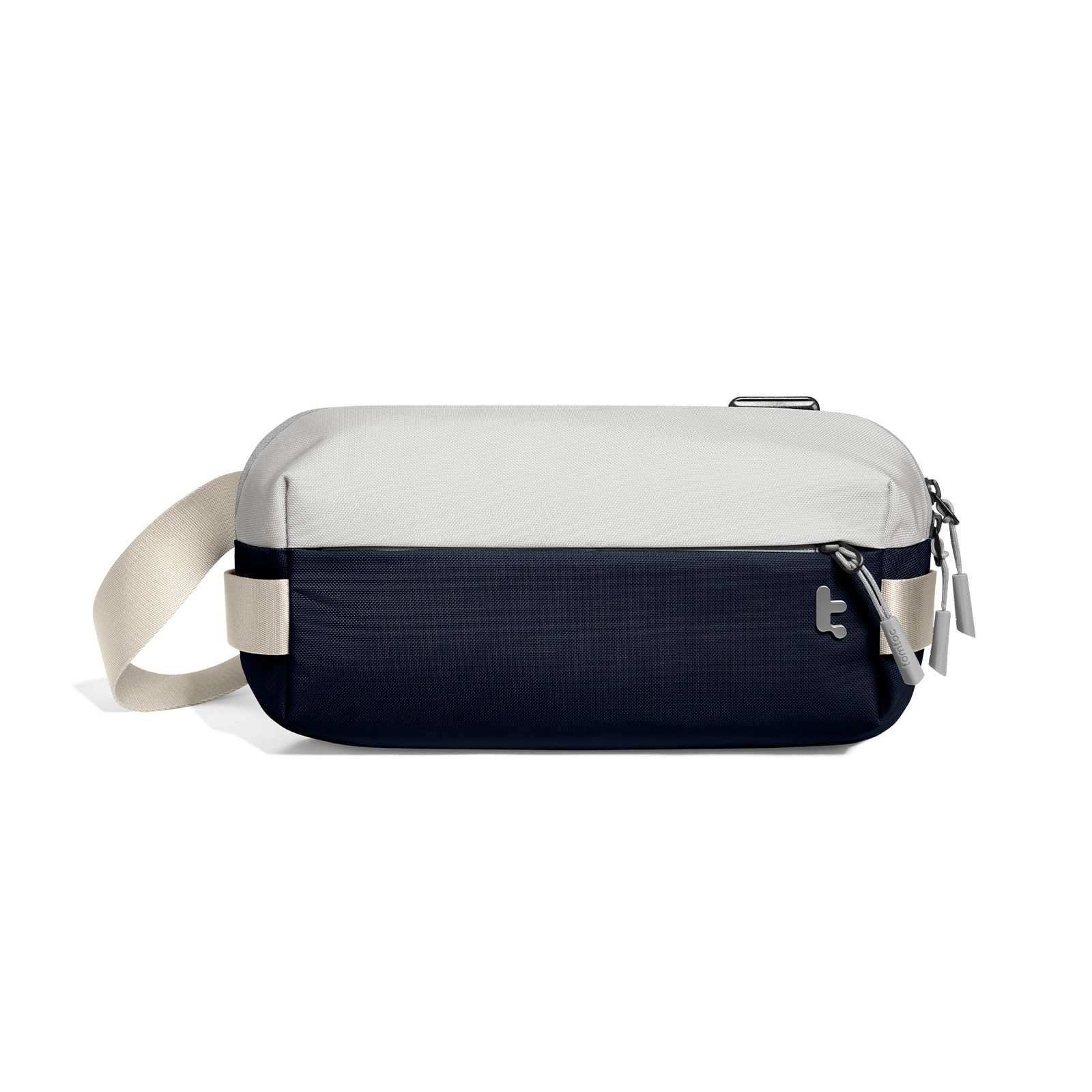 tomtoc Premium T21 Sling Bag Herren 3L EDC Umhängetasche, leichte robuste Schultertasche für iPad mini 7 & Switch 2, ideal für Reise und Alltag，Blau