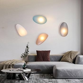 照明 ガラス製壁取り付け用燭台 楕円形 - モダンな壁取り付け用燭台 5W