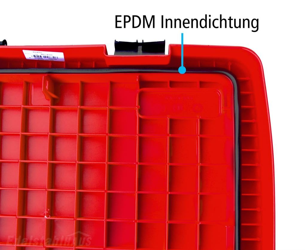 Daken Pitbox SB108 Streugutbox, rot, ca. 108 Liter, Streugutkiste, Streugutbehälter