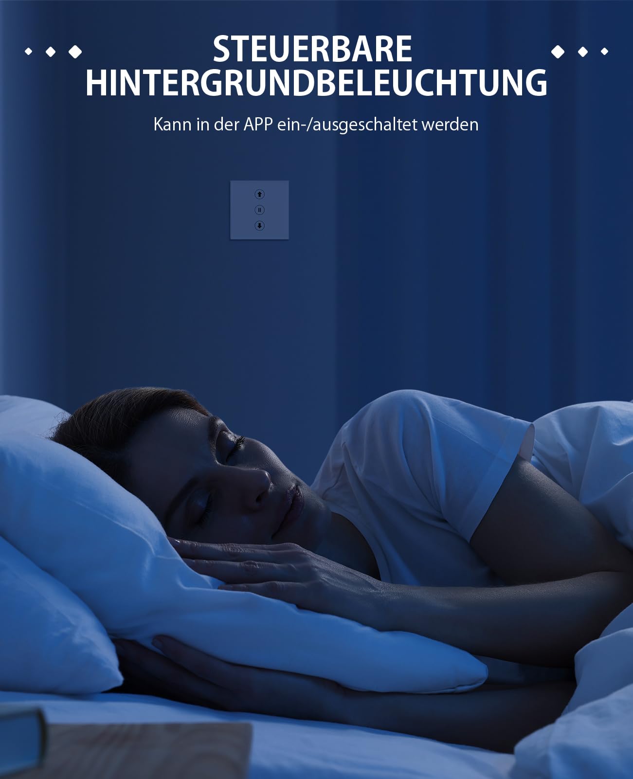 Smart Rolladenschalter, Wlan Rolladen Zeitschaltuhr, Kompatibel mit Alexa/Google Home/Smart Life, Wifi Jalousien Rolladensteuerung Benötigt Nullleiter