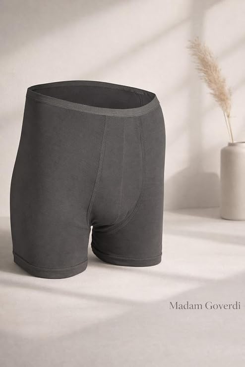 Erkek Bambu Boxer, Terletmeyen ve Nefes Alan Dikişsiz İç Çamaşırı, Günlük Kullanım ve Spor İçin Koku Önleyici Esnek Yapılı Premium Erkek Boxer Seti