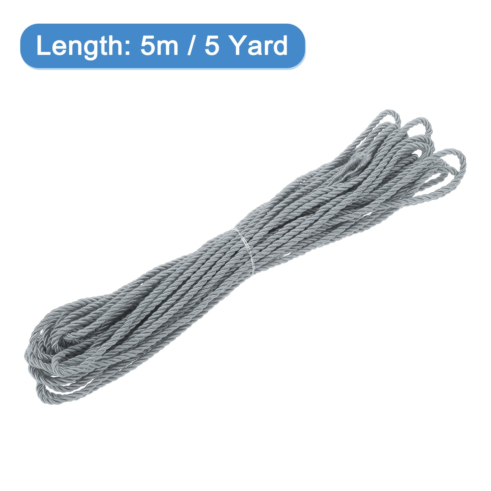 Cordino Intrecciato In Poliestere 15m - Diametro 5mm, Colore Rosso E Oro, Per Decorazioni, Fai Da Te E Regali Cordino Intrecciato In Poliestere 15m - Diametro 5mm, Colore Rosso E Oro, Per Decorazioni, Fai Da Te E Regali