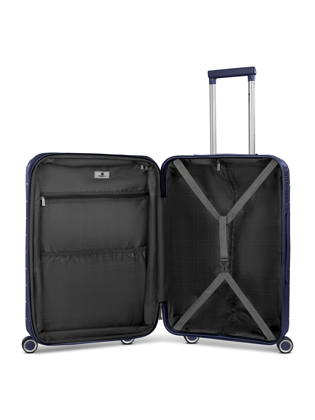 Franky Koffer-Set 3-teilig für Damen und Herren | Reise-Trolleys 49 x 28 x 74 cm aus hochwertigem, leichtem Polypropylen Material | Erweiterbar & TSA-Schloss | London Serie
