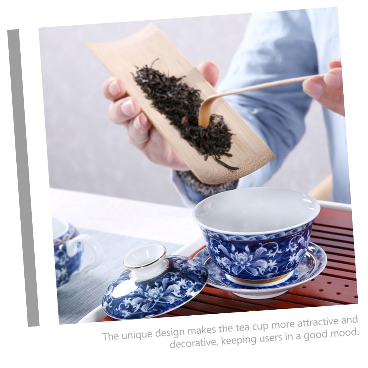 BESTOYARD 1juego Taza De Cerámica De Con Platillo y Tapa Para Infusiones De y Floral Para y