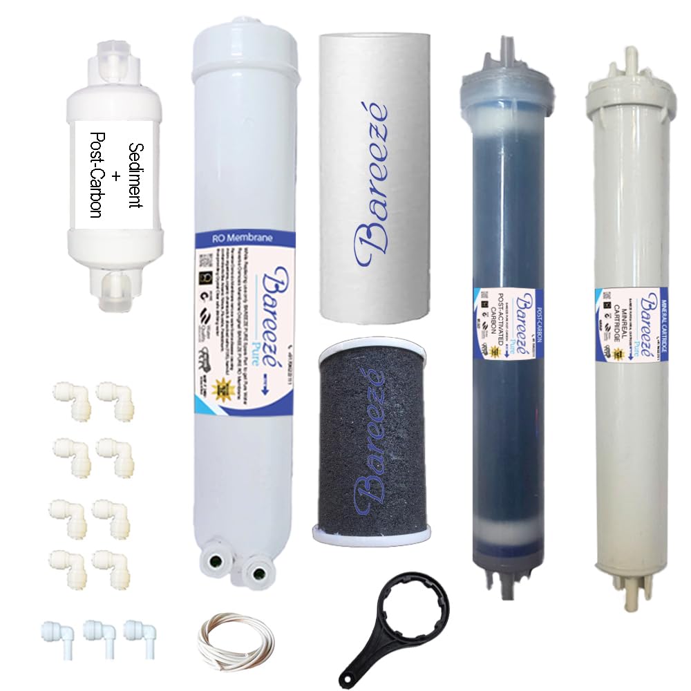 Bareeze Pure Compatible Filter Service Kit for Pureit Ultima Eco Mineral RO+UV+MF Water Purifier-image-23