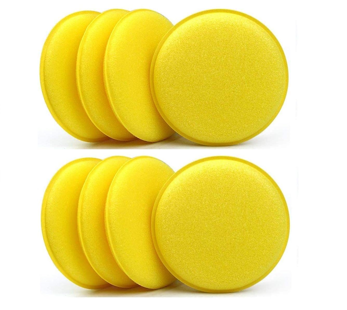 DETACHI Car Polish Sponge Multipurpose Car Foam Wax Applicator Polish Pad Soft Car Clean Wax Sponge Used for Detailing Polish for Bike and Car Dashboard Round Pads - Pack of (8) (B0CFVXYKWL) Amazon Price History, Amazon Price Tracker