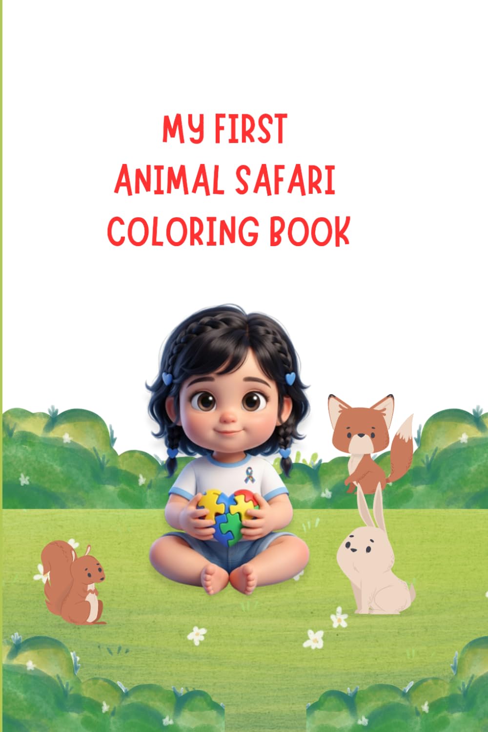 My First Animal Safari Coloring Book