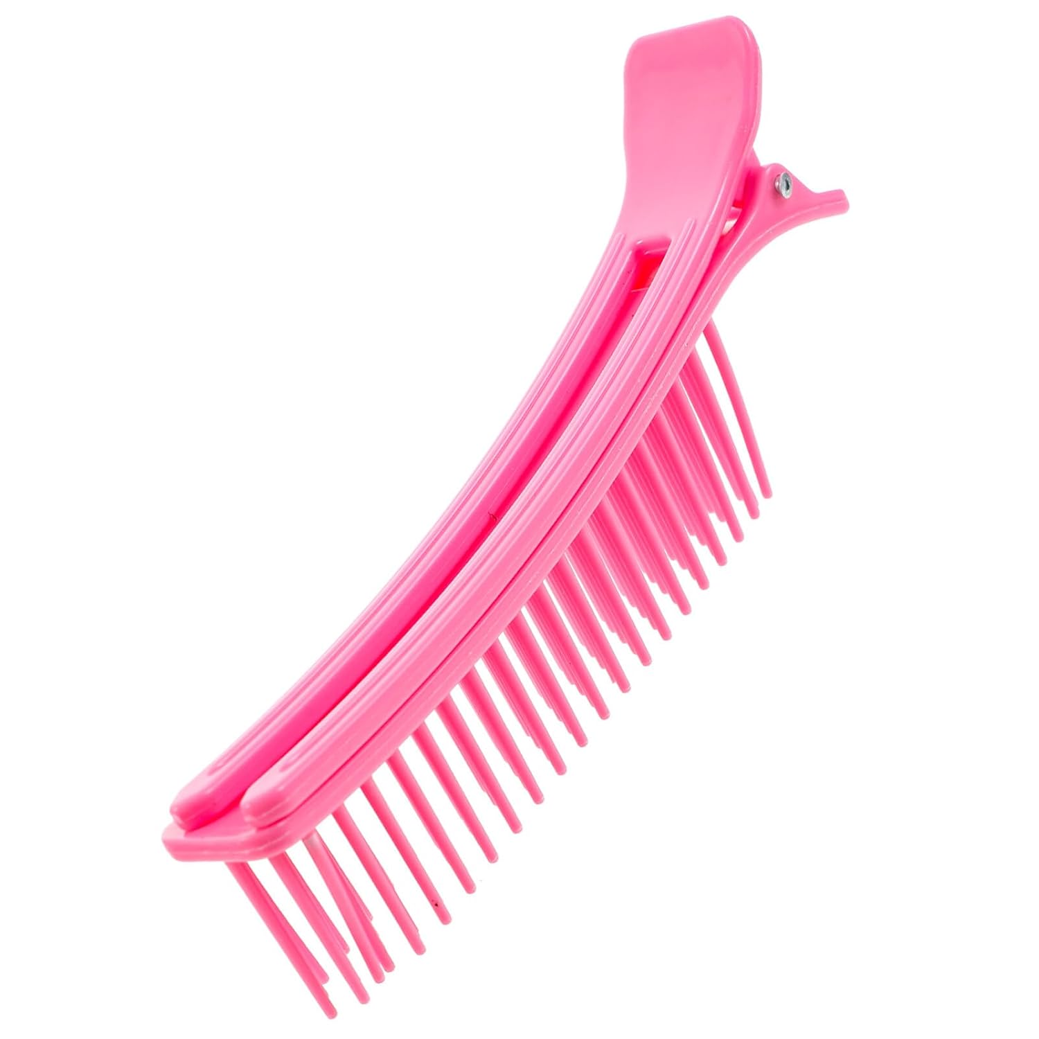 OSALADI Hair Styling Clamps Hairdressing Clip Plastic Comb Clips Layered Hair Sectioning Bang Multi-purpose Dye Clip for Salon Home, Random Color