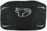 Jet Motorrad Nierengurt Herren und Damen Sicherer Klettverschluss Rückenstütze Reflektierende Einsätze Elastischer Klettverschluss ORIAN (2XL, Schwarz)