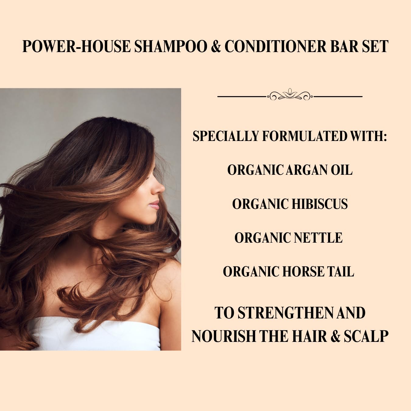 Moroccan Argan Oil Shampoo & Conditioner Bar set - Volumizing & Strengthening Argan Oil Conditioner for All Hair Types, Citrus Scent, Paraben & Sulfate Free, Made in USA - Image 5