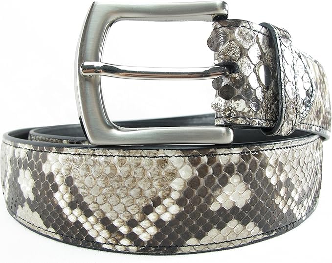 Genuine python leather skin belts for men snakeskin dress belt casual men's belt snake leather belts for men width 1.5