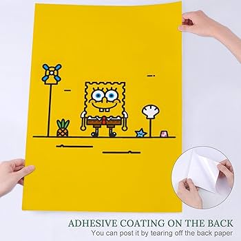 Amazon.co.jp: スポンジボブ ポスター 絵画 インテリア 壁紙用 壁紙