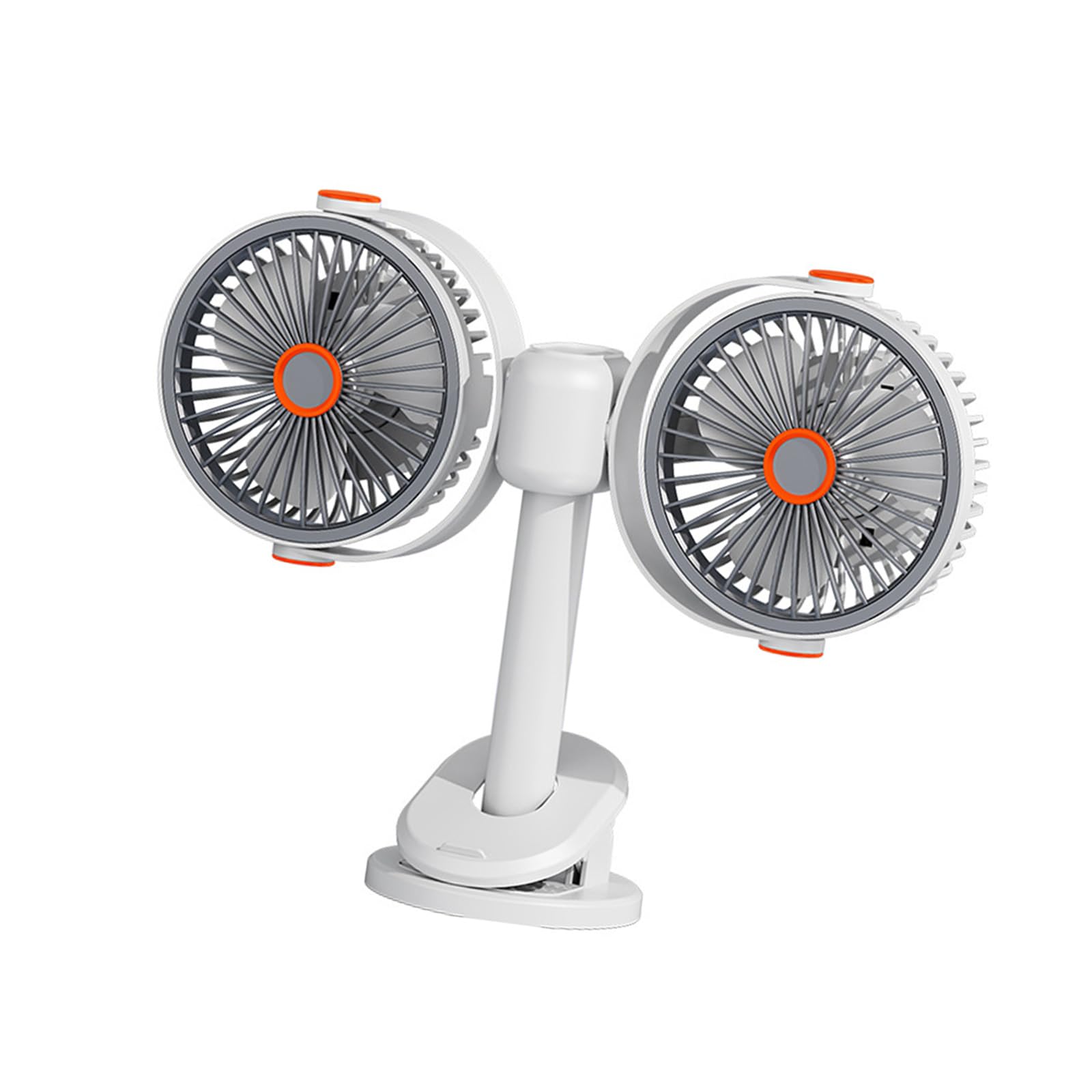 CAZSTYK 360 Rotating USB Rechargeable Fan for Offices Indoor Outdoor Use Adjustable Cooling Fan