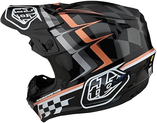 Miniatura 2 de Troy Lee Designs modelo SE4 - Casco de motocross de poliacrillita para adulto (talla XCH, blancagris)