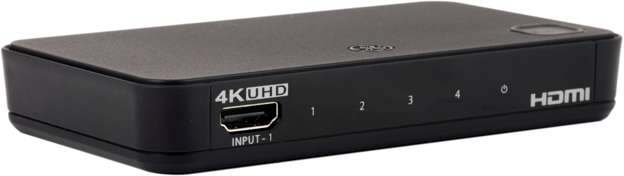 GE Pro HDMI 4-Device Switch Plus Universal Remote 2-Pack, Optimized for 4K ULTRAHD & Full HD 1080P, 4 Device Preprogrammed for Immediate Use, HDMI Selector Switch, 46410