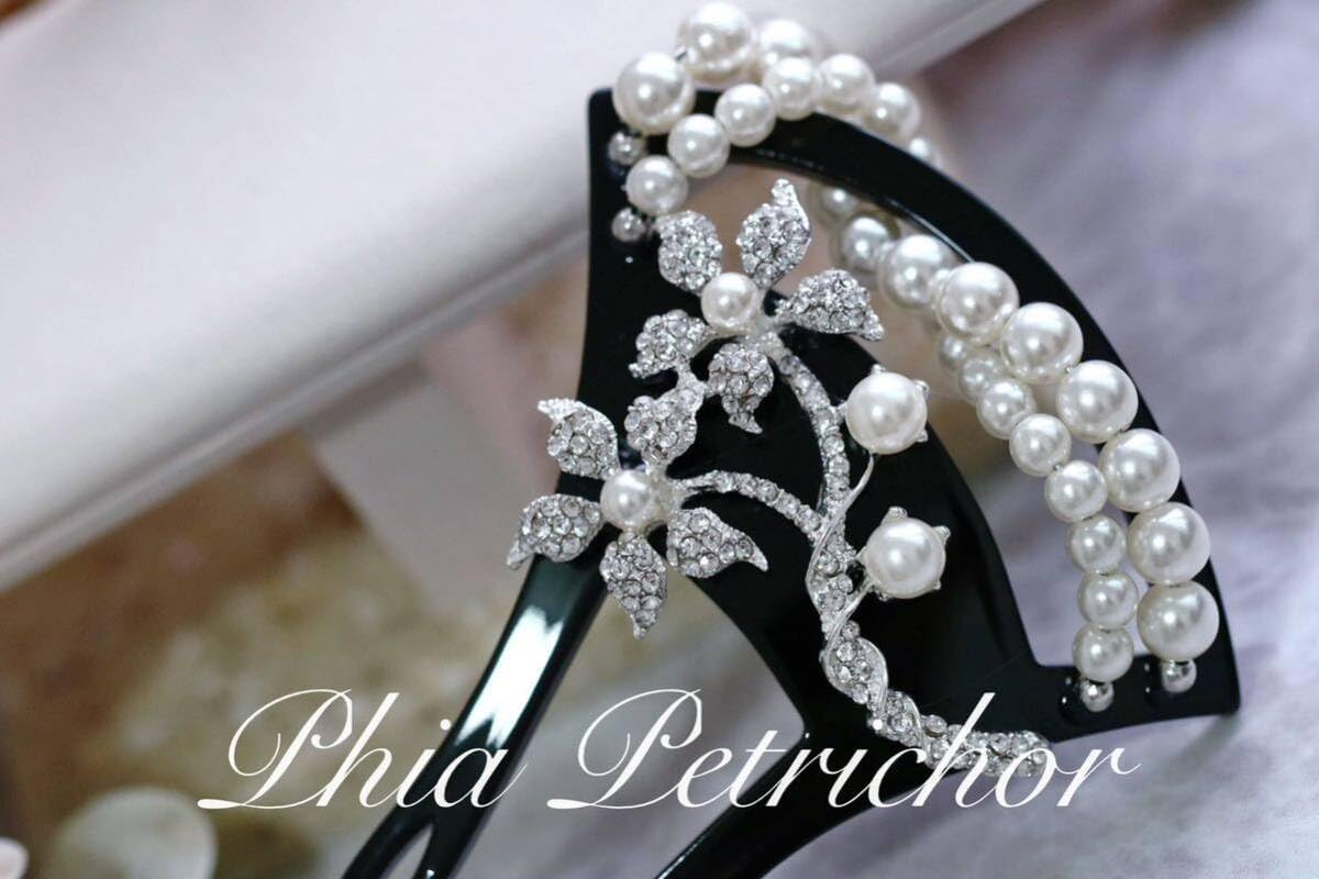 簪 桜 かんざし バチ型 パール 簪 髪飾り 留袖 着物 成人式 結婚式 ヘアピン ヘアアクセサリー 和 卒業式 七五三 お正月 N