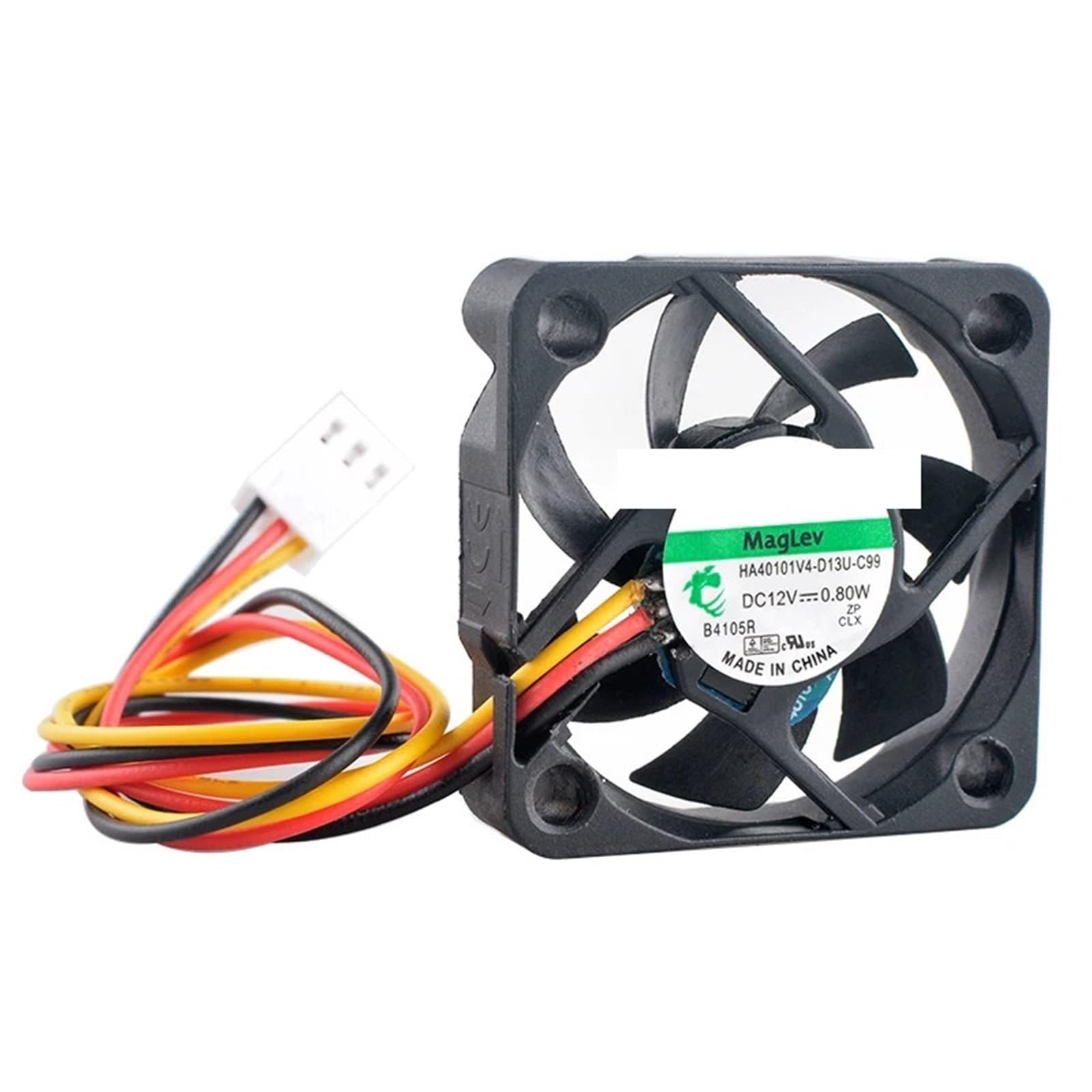 HA40101V4-D13U-C99 Ventola da 4 cm 40 mm 40x40x10 mm DC12V 0,80 W 3 pin 4500 giri/min Ventole di raffreddamento silenziose 1 pezzo