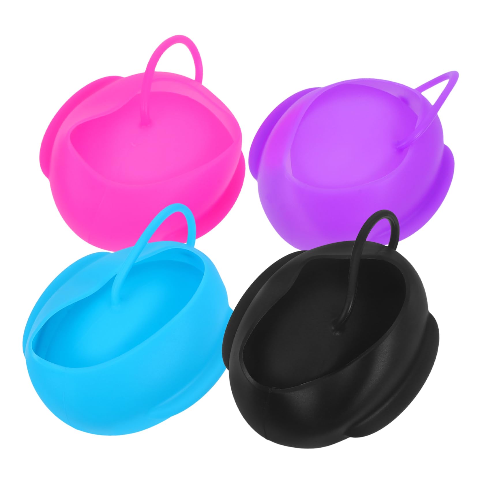 Yardwe 4pcs Silicone Fun Game Props for Pool and Beach Play for Throwing Catching and Bouncing Activities