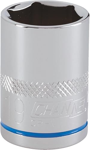 Channellock Enchufe métrico poco profundo de 0.748 in de 12" y 6 puntos