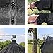 Hammock Bug Net - 12' Hammock Mosquito Net Fits All Camping Hammocks, Compact, Lightweight and Fast Easy Set Up, Security from Bugs and Mosquitoes, Essential Camping and Survival Gear (Black)