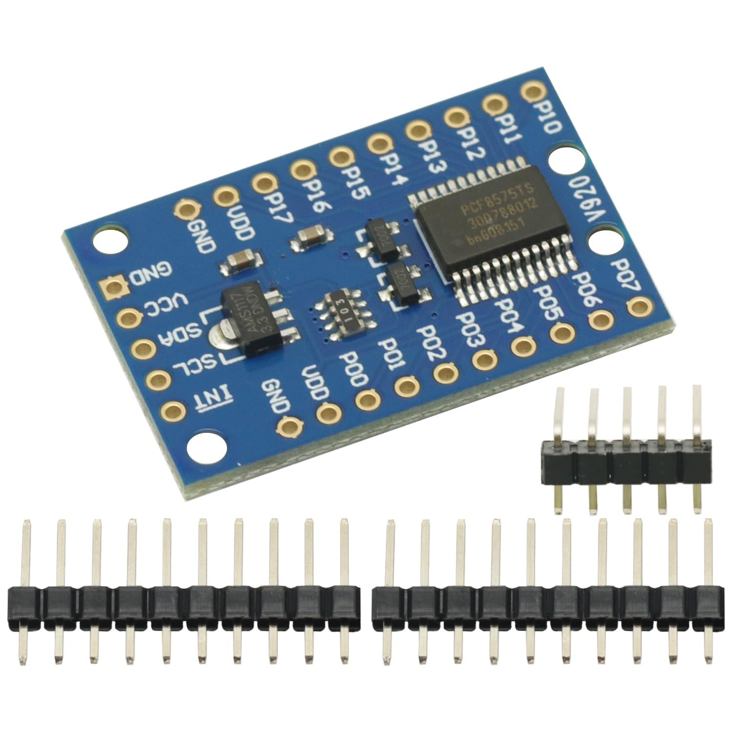 2 pz PCF8575 I2C IO estensione modulo scudo espansione IO Port Expander Board DC 2.5-5.5V I2C Controllo di comunicazione 16 porte IO per Arduino