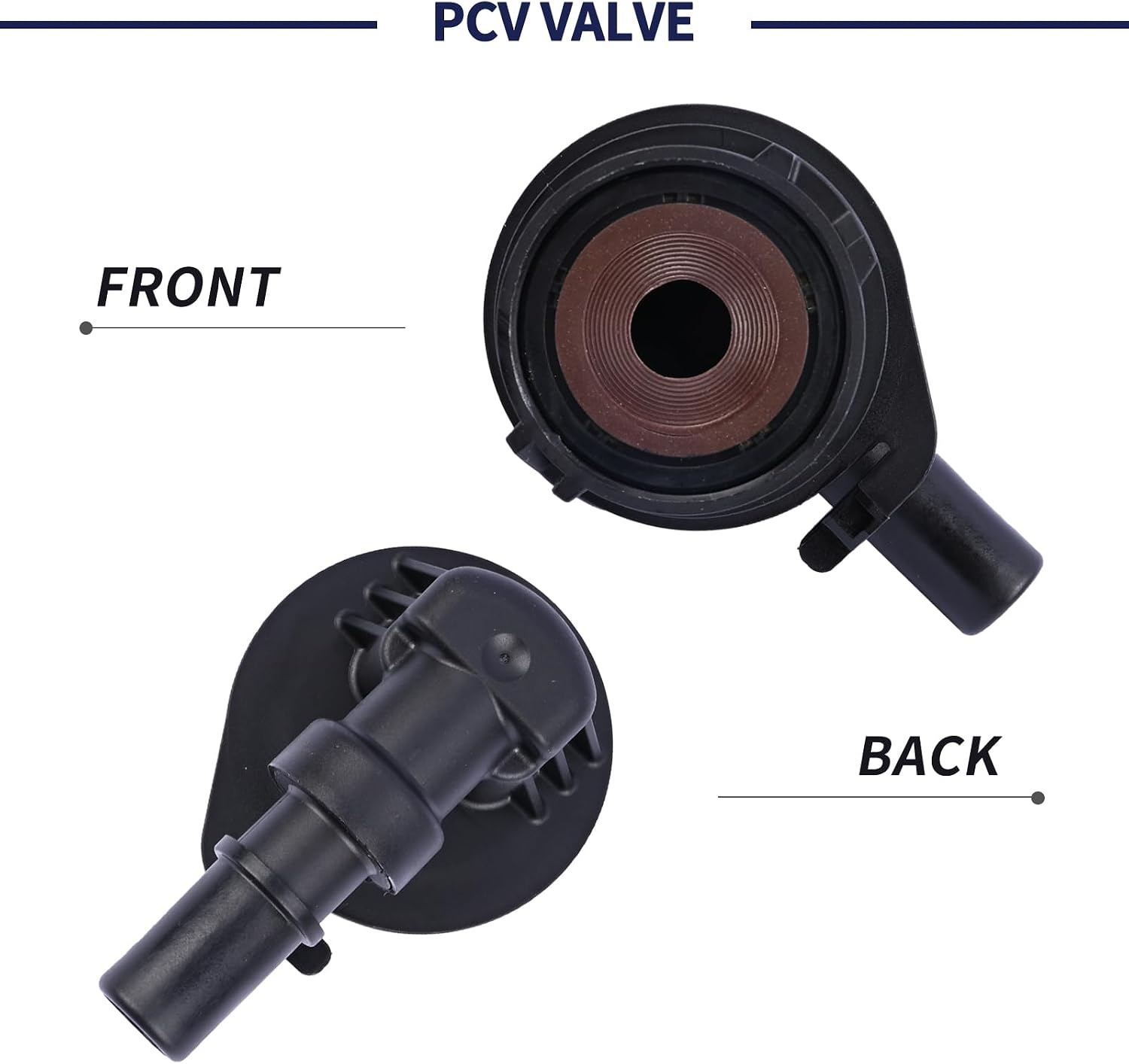 68210345AA PCV Valve Compatible with Jeep Grand Cherokee Wrangler for Dodge Durango Ram 1500 for Chrysler Pacifica Voyager 3.6L 2016-2021 Replace 68210345AC PCV Valve Elbow