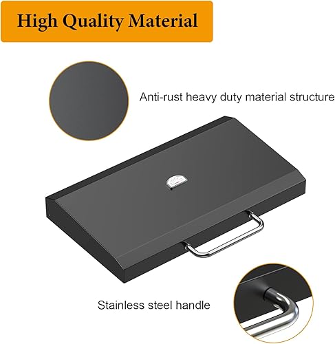 Miniatura 2 de Tapa con bisagras para parrilla Blackstone de 28 pulgadas y cubierta de parrilla de 28 pulgadas para Blackstone para plancha Blackstone