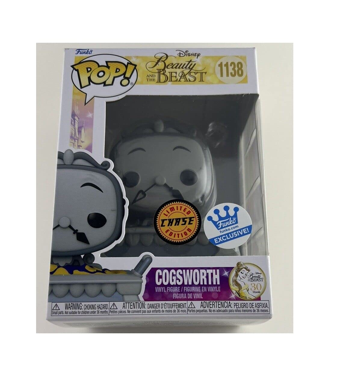 Funko Pop! Cogsworth in Cobbler Pan Chase, Black - Image 2