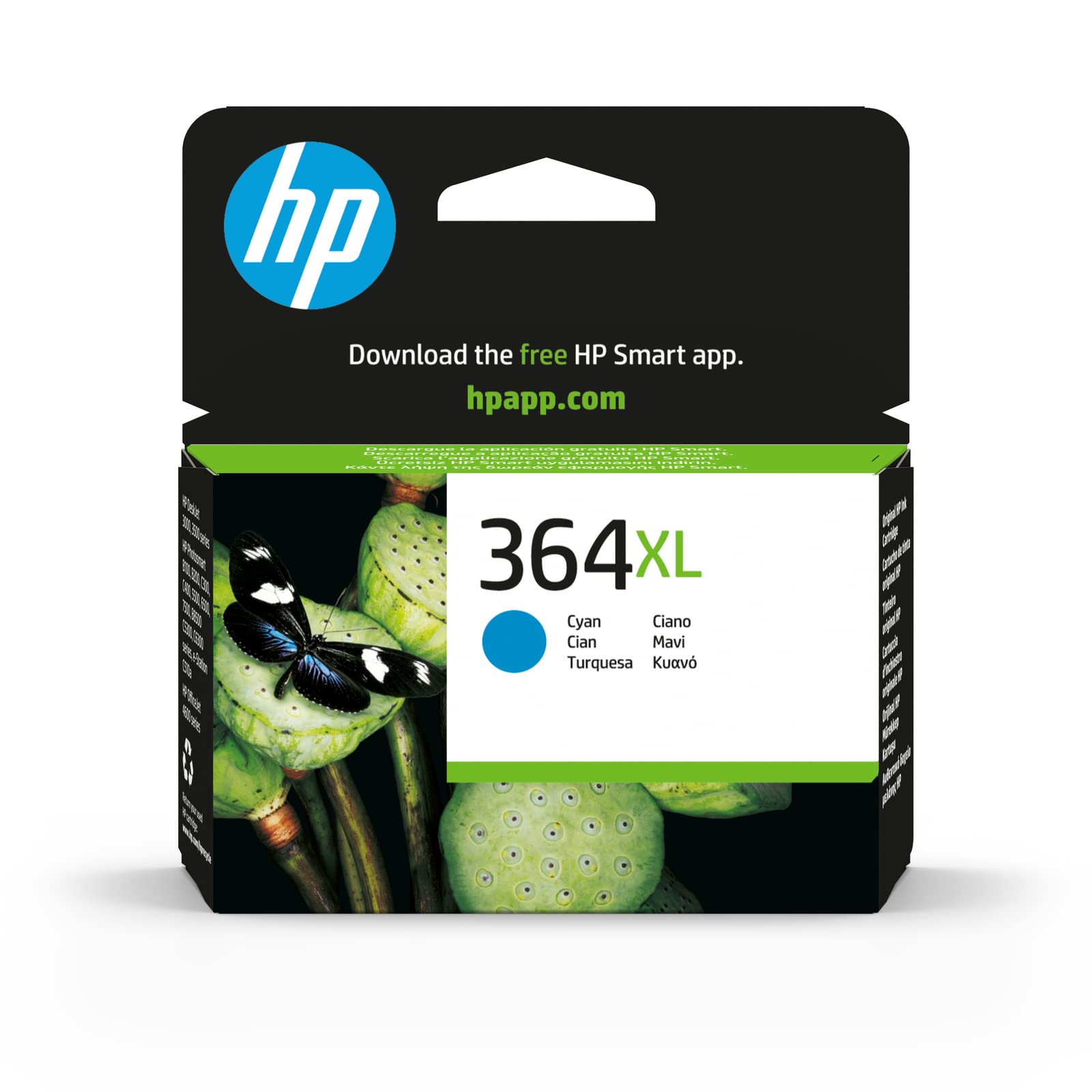 Hewlett Packard 364XL Cyan Ink Cartridge