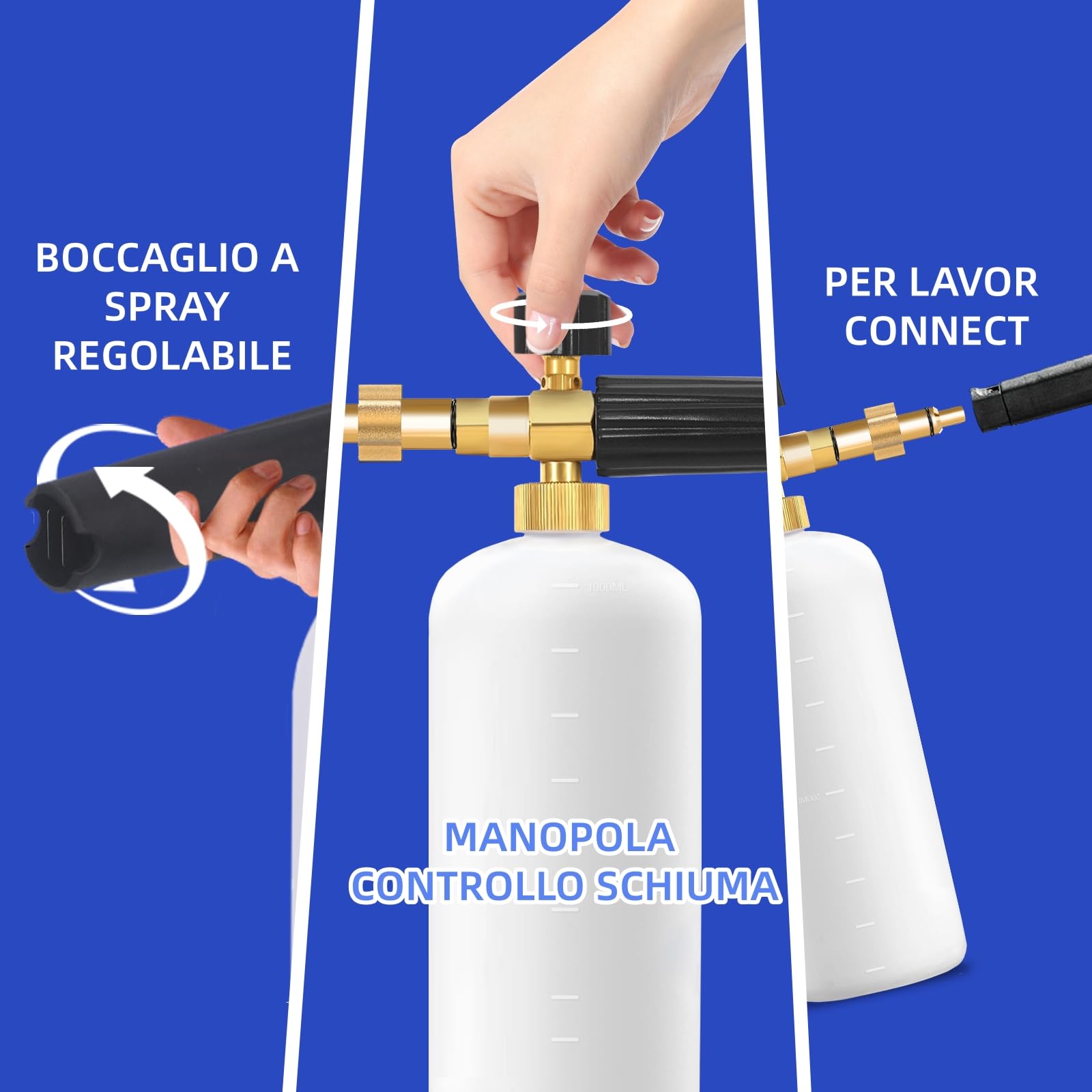 Stone Banks Lancia Schiumogena per LAVOR/Parkside/Spear and Jackson, lancia schiuma Accessorio per idropulitrice schiumogeno