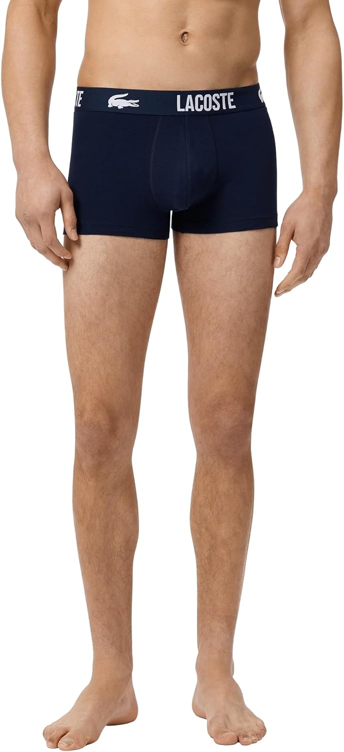 Lacoste Mens 5-Pack Regular Fit Boxer Trunk - Image 7
