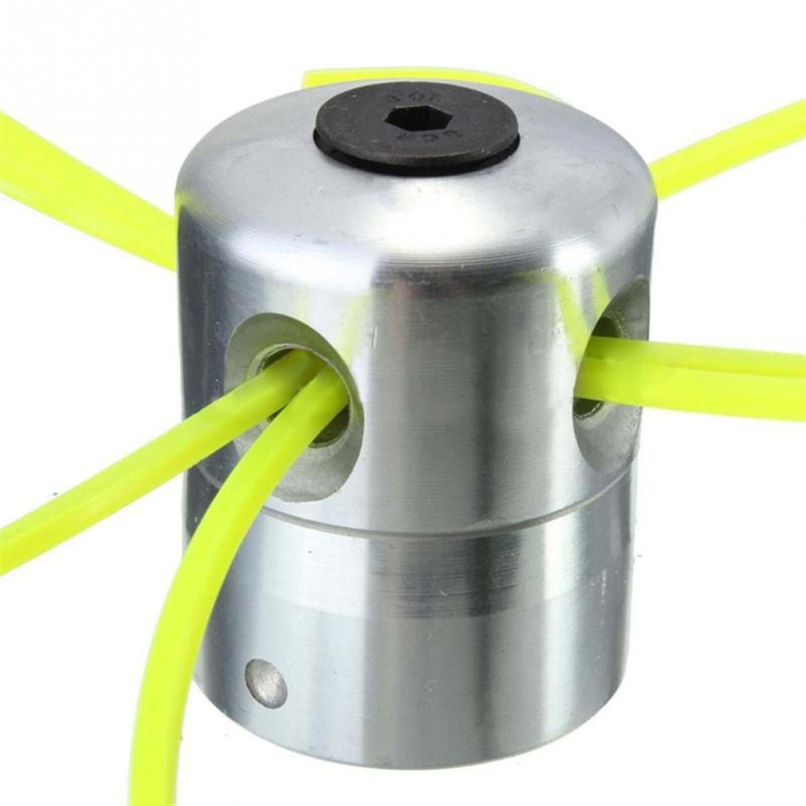 AVIMYA Cabezal de Corte de césped de Aluminio Universal, Cabezal de desbrozadora de 4 líneas, Cabezal de línea de Corte de Hilo for cortacésped