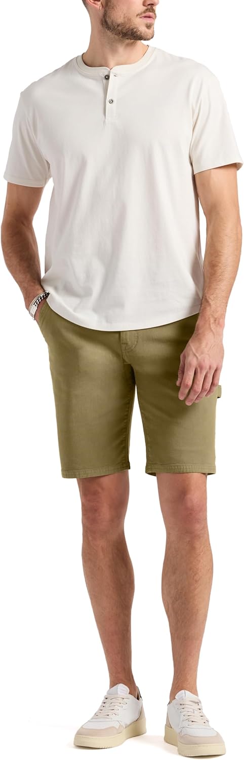 Buffalo David Bitton Mens Non Denim Relaxed Straight Dean Carpenter Shorts - Image 3