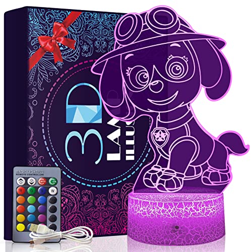 PAW PATROL Mädchen T-Shirt Zum 1. Geburtstag – „I AM 1“ Mit Skye & Chase