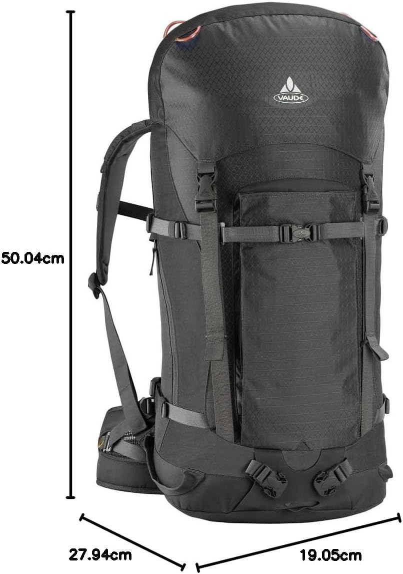 VAUDE Faude Rock 35+10, Black, One Size