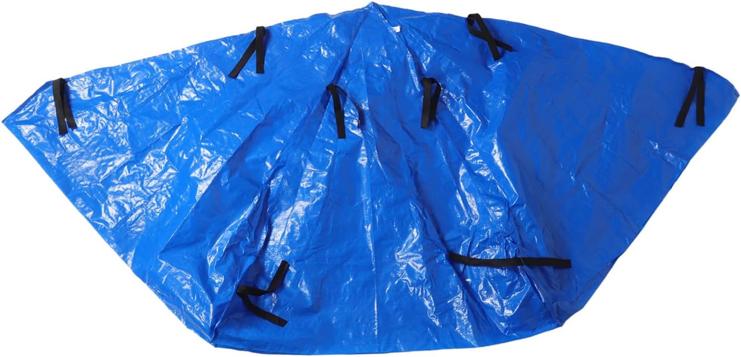 Kisangel Trampoline Canopy Cover Shade for Round Outdoor Trampolines Sunshade Easy to Install Rain and Sun Cover