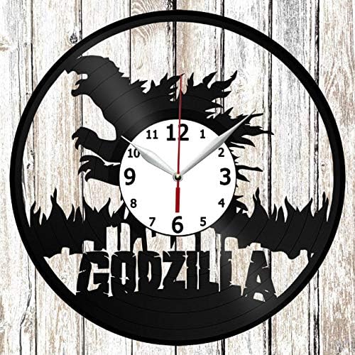 Godzilla Vinel Record Wall Clock Home Art Decor Original Gift Unique ...