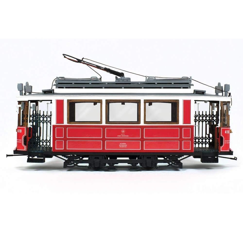 Occre Istanbul - SCULPTURE - Modell - Plastik - Rot - Tram - Tischplatte - Klassisch - Zuhause - Alle Jahreszeiten
