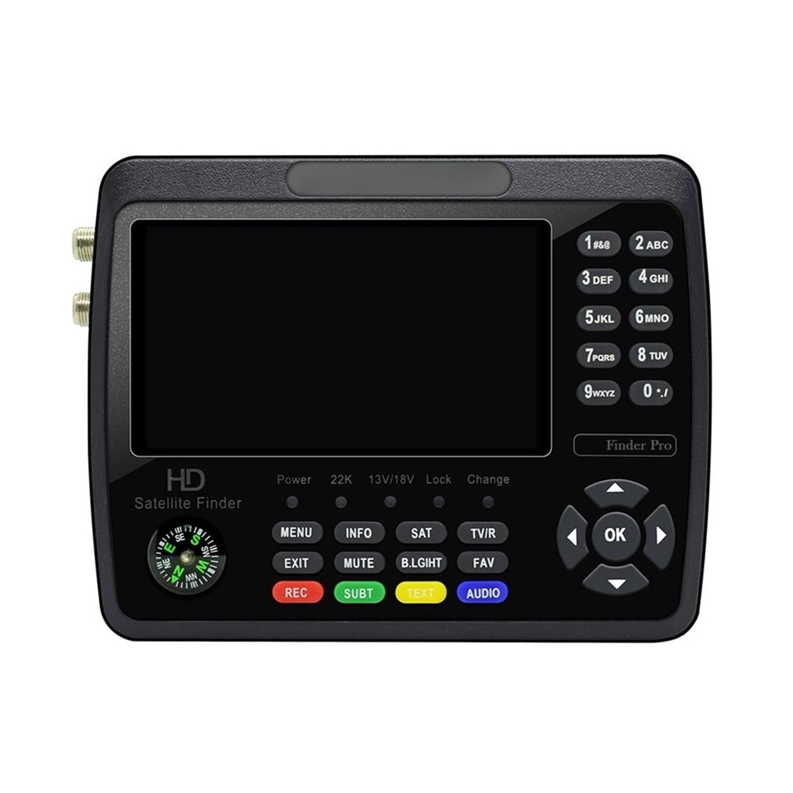 Miernik Sygnału Wizjera Satelitarnego HD 1080P 4.3 "LCD Wizjer Satelitarny H.264/H.265 10-bitowe Dekodowanie Do Regulacji Anteny Satelitarnej Szybkie Skanowanie