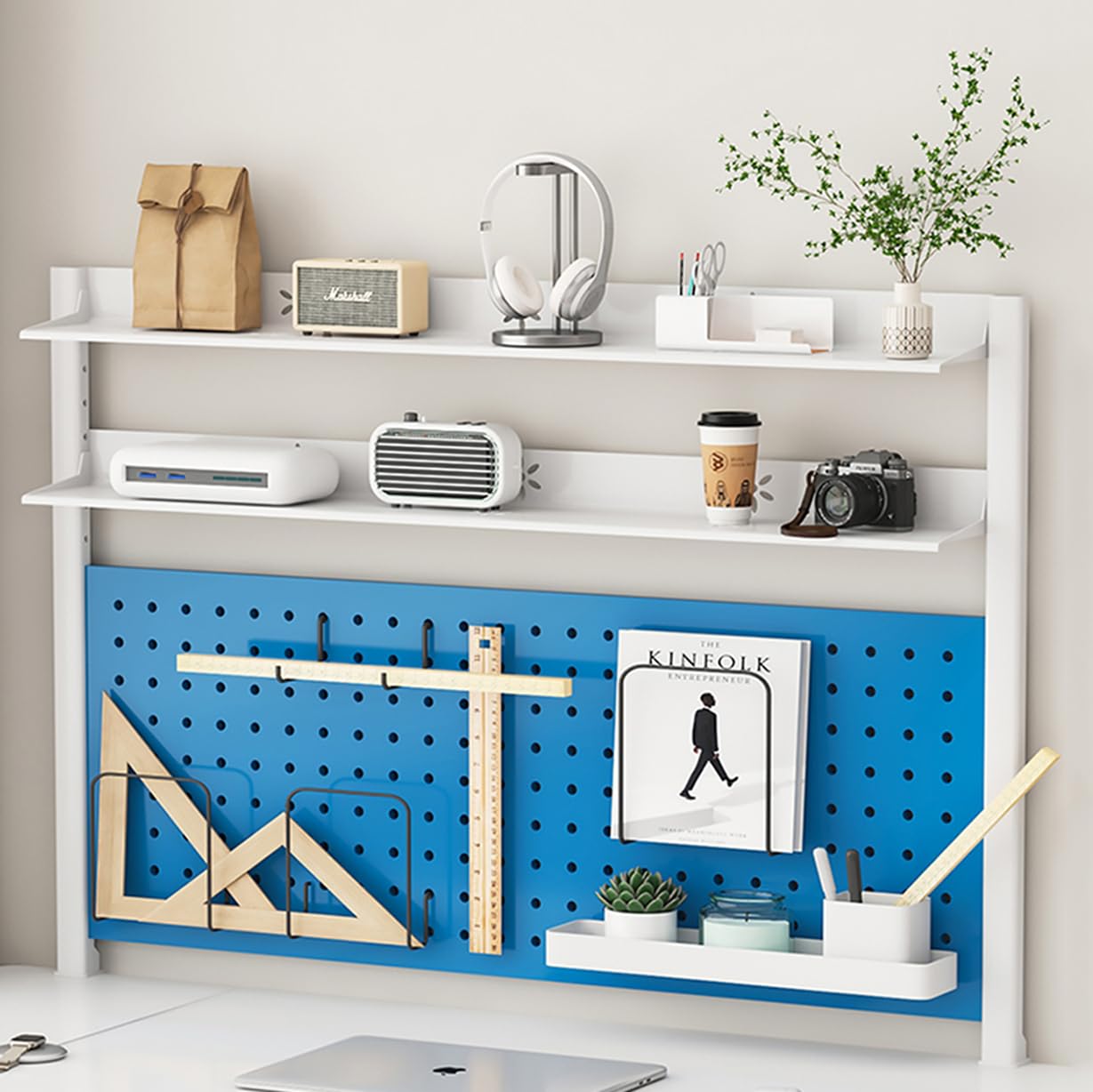 Amazon.co.jp: SUOWUKS 机上ラック 有孔ボード クランプ式ラック 幅80