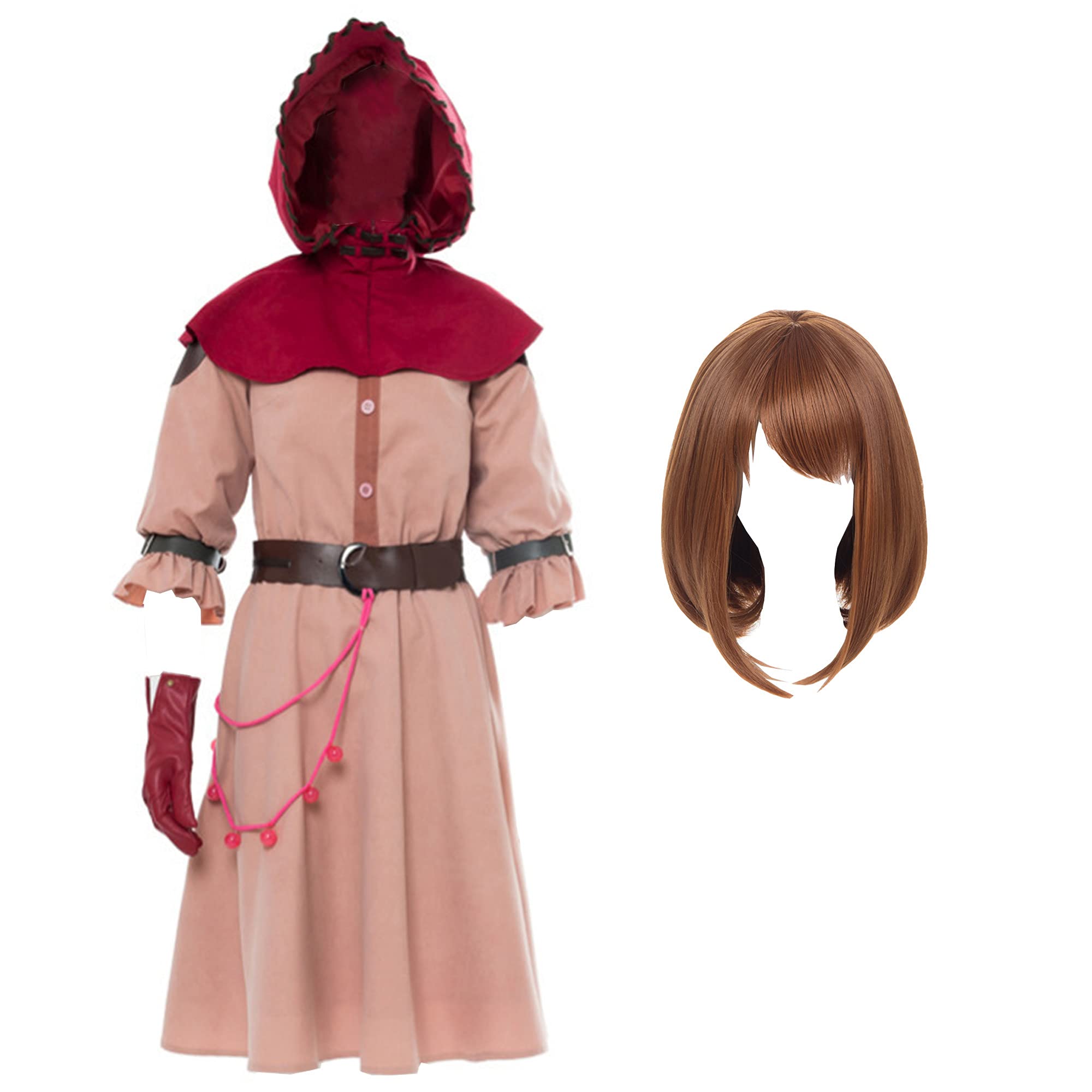 Ochako Uraraka Costume Cosplay Dress Outfits for Men Women Anime Halloween Dress Up Drama Performanc
